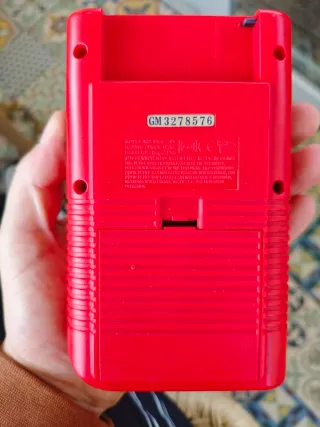 Nintendo Game Boy Classica Rossa