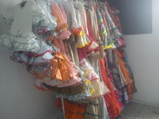 Traje de flamenca se vende o se cambia