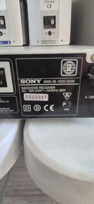 DVD Sony S500 con altavoces