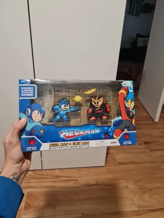 Figura Megaman vs Elec Man con Suono