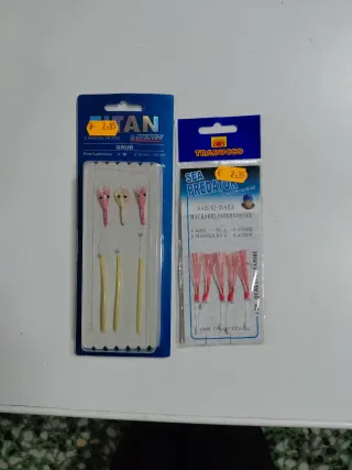 Artículos de pesca variados