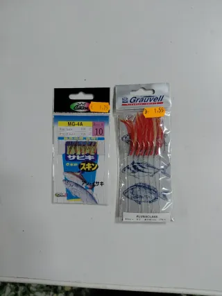 Artículos de pesca variados