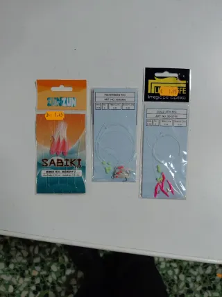 Artículos de pesca variados