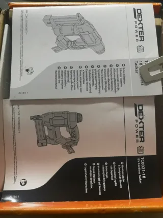 Grapadora Dexter 18v