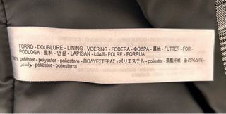 Americana Zara cuadros gris y negro