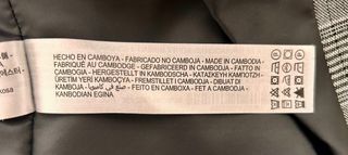 Americana Zara cuadros gris y negro