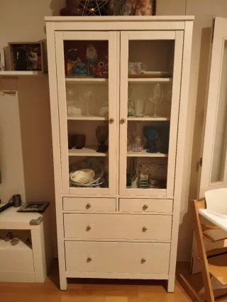 Vitrina Ikea Hemnes Blanca