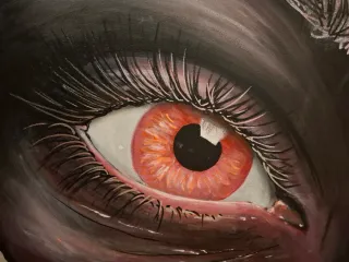 Cuadro único "LOST ON YOU" acrílico sobre madera