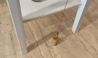 Juguete de movimiento de madera