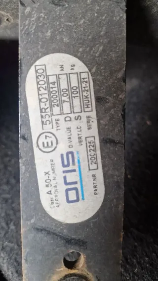 Enganche remolque Oris Tesla