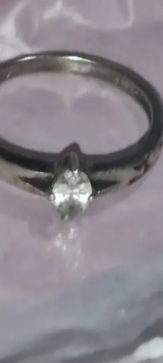 Anillo Plata con Diamante ????