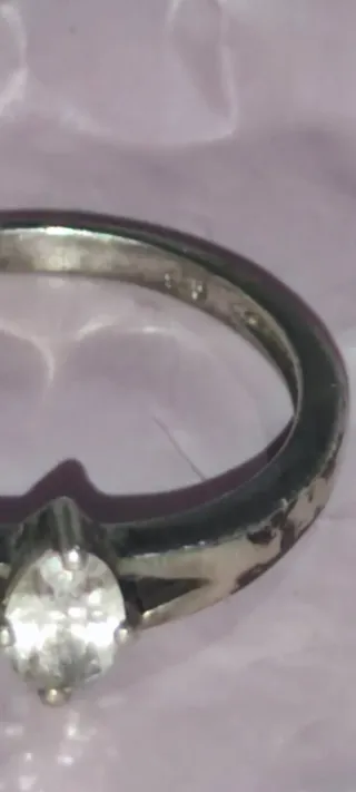 Anillo Plata con Diamante ????