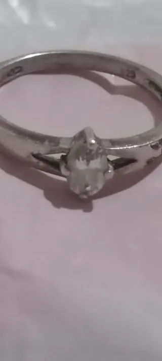 Anillo Plata con Diamante ????