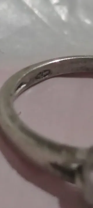 Anillo Plata con Diamante ????