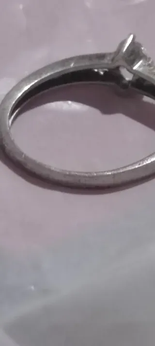 Anillo Plata con Diamante ????
