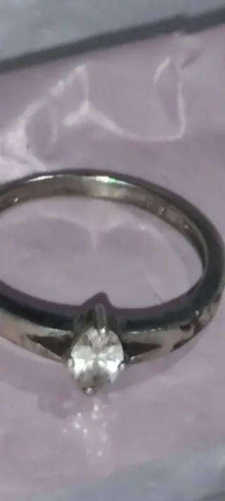Anillo Plata con Diamante ????