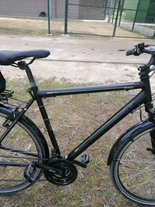 Bicicleta Zundapp T700 Negra con Alforjas