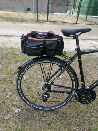 Bicicleta Zundapp T700 Negra con Alforjas