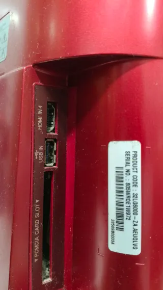 Televisión LG Negra