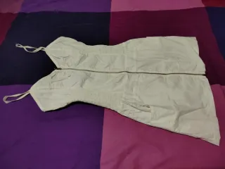 Vestito estivo bianco con zip