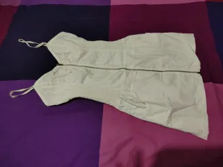 Vestito estivo bianco con zip