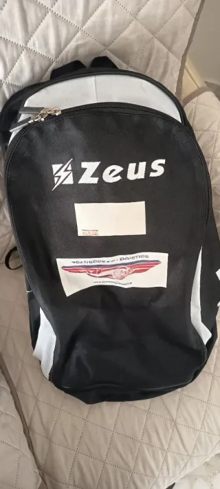 Zaino sport Zeus nero e bianco