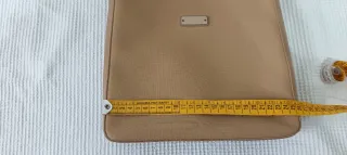 Borsetta beige  in pelle e nylon by Pollini