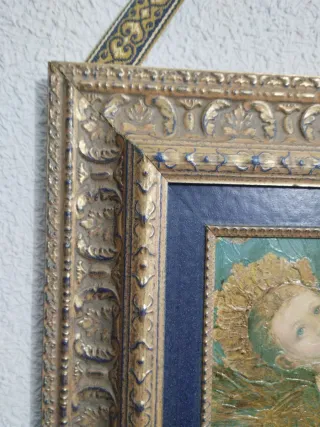 Cuadro Niño Jesús en el Pesebre