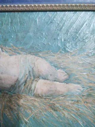 Cuadro Niño Jesús en el Pesebre