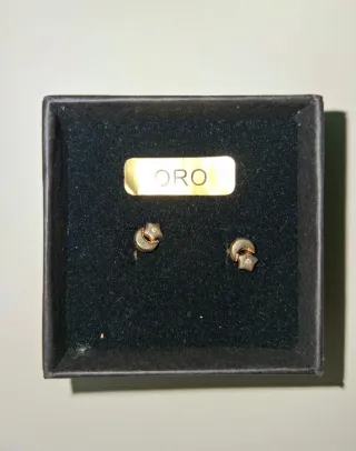 Pendientes bebé de oro
