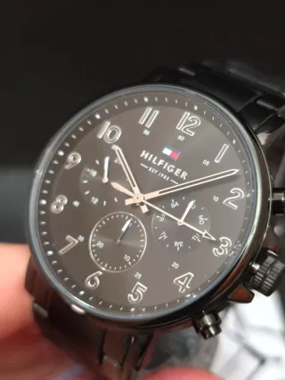 Reloj Tommy Hilfiger Multifunción Negro Hombre