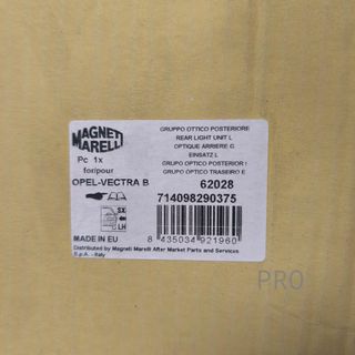 PILOTO TRASERO IZQUIERDO OPEL VECTRA NUEVO 62028