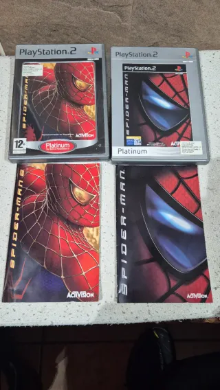 Copertine e manuali Spider-Man PS2