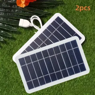 2 Cargadores Solares USB