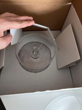 Expositor cristal tartas IKEA