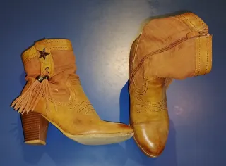 Botas Cowboy Piel Talla 37