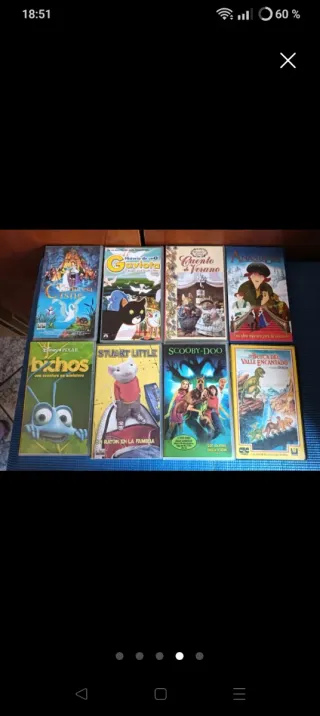 Colección VHS Disney Clásicos (Español) y más