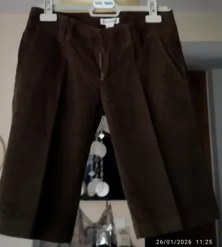 Pantalón corto marrón