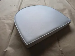 6x Almofada para cadeira, branca