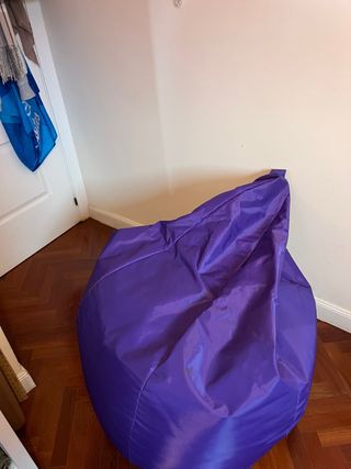 Pouf a Sgabello Viola