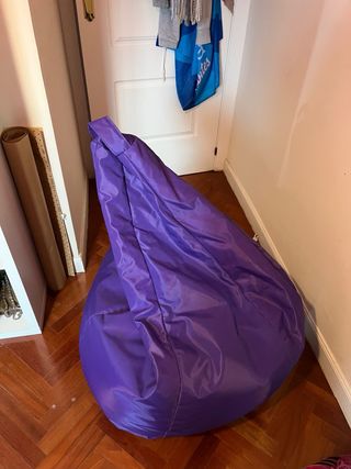 Pouf a Sgabello Viola