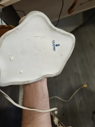 Lámpara de mesa Lladro figura mujer