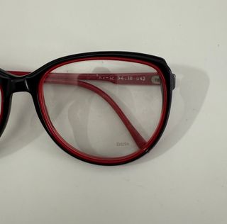 Occhiali Krizia donna vintage bordeaux e neri