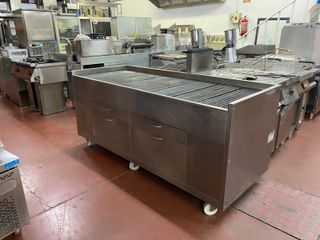 Barbacoa Profesional Carbón 2m