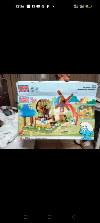 Mega Bloks Los Pitufos Carnaval 10713