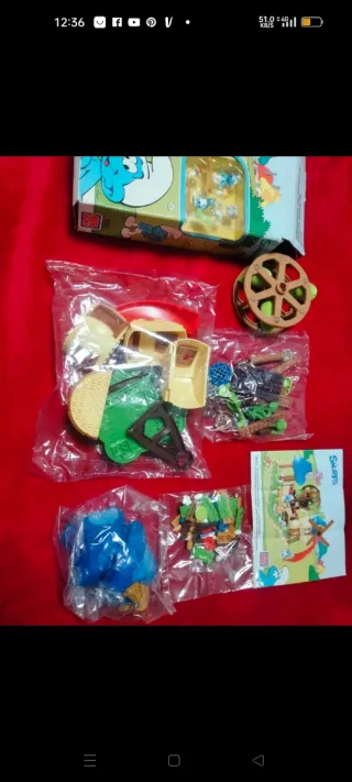 Mega Bloks Los Pitufos Carnaval 10713