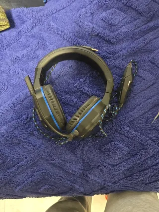 Cuffie da Gaming Nere e Blu