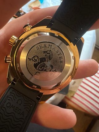 Omega Seamaster Cronógrafo Oro Negro