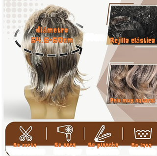 Costume Uomo Anni 80 – Pacco Pettinatura Mullet Retrò