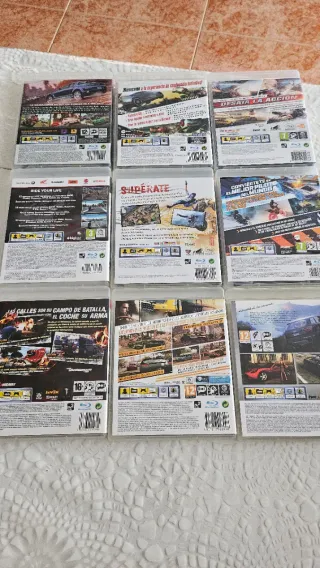 Lote 9 giochi di guida PS3 PAL ESP